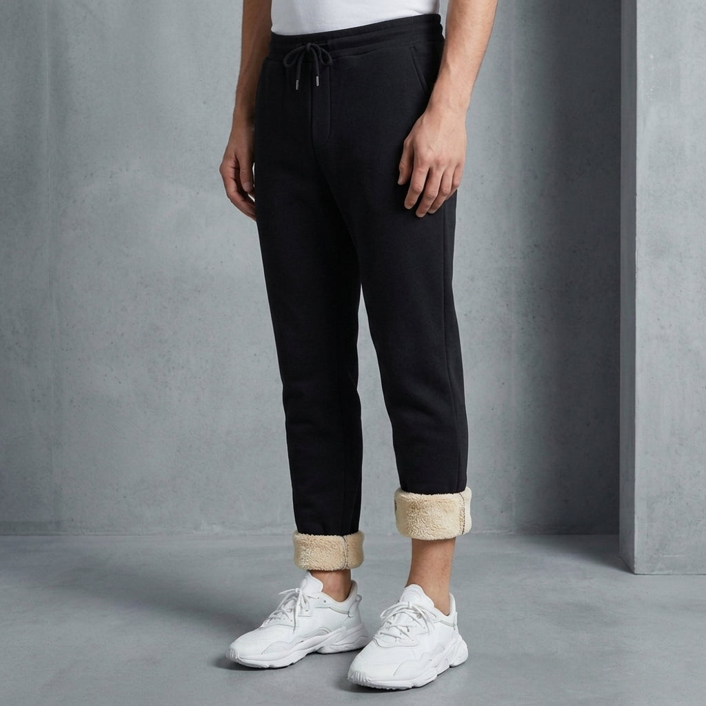 Boone Fleece Lined Sweatpants | Warm Tapered Joggers