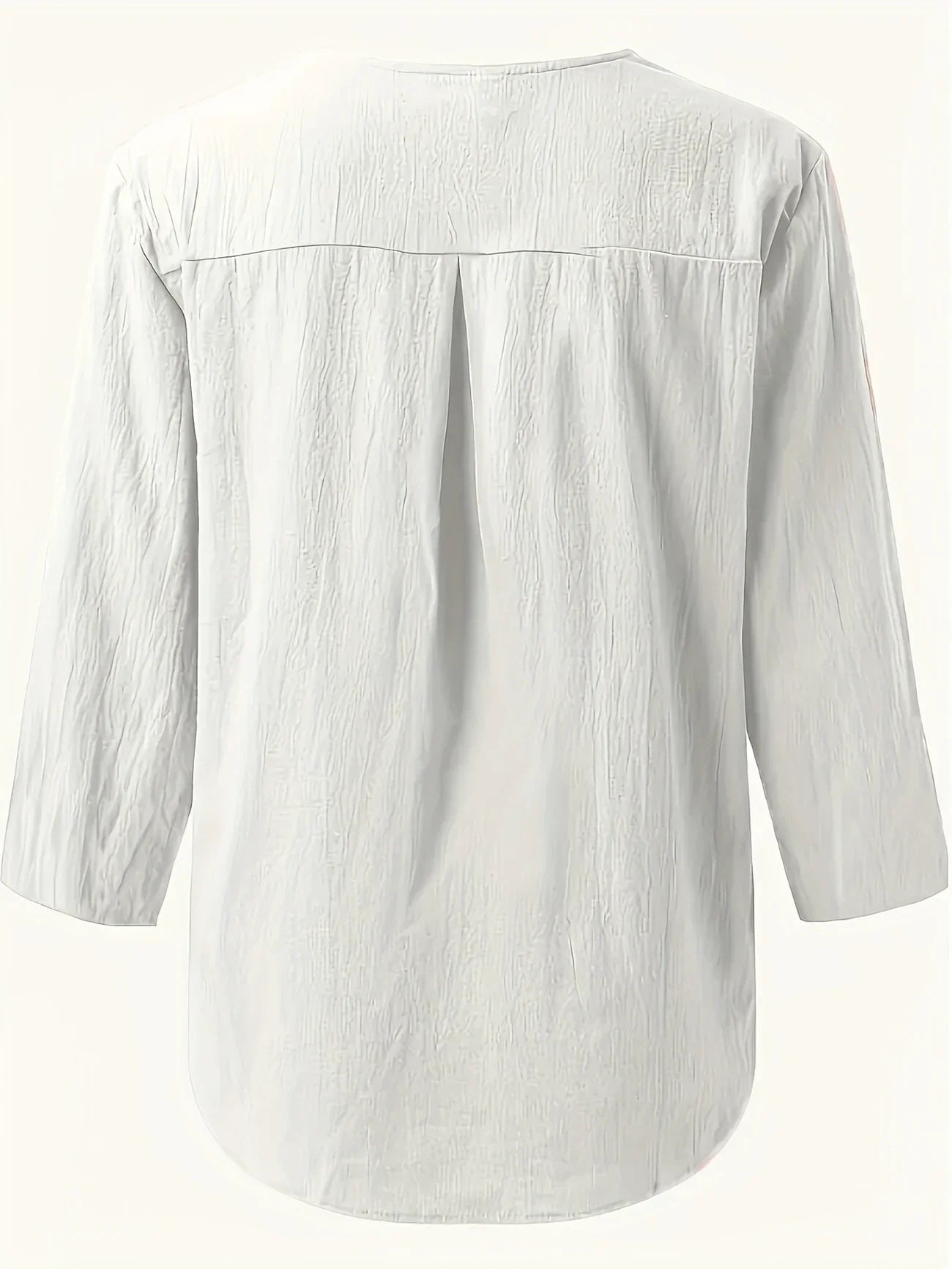 Luna - Casual Cotton and Linen Blouse