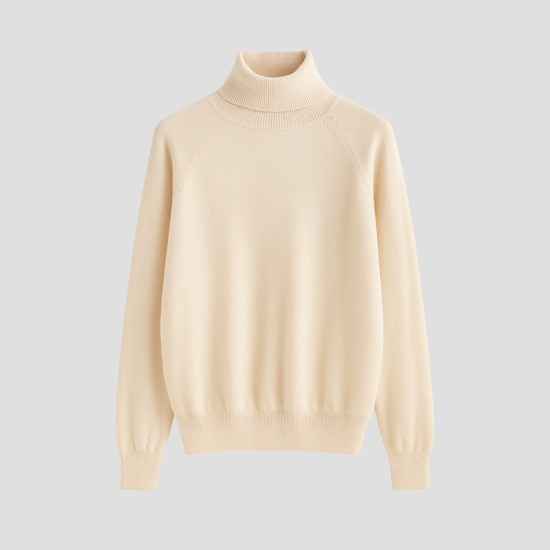Women's turtleneck sweater - Timeless elegance and modern comfort