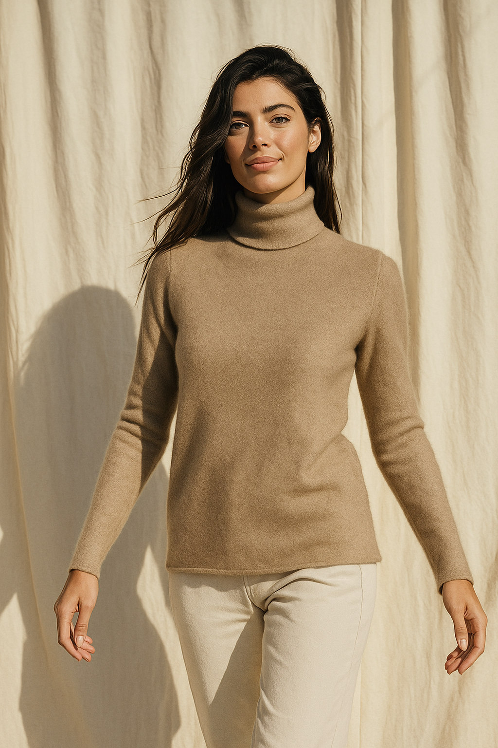 Cashmere Turtleneck Jumper – Soft Luxury Knit for Effortless Everyday Elegance