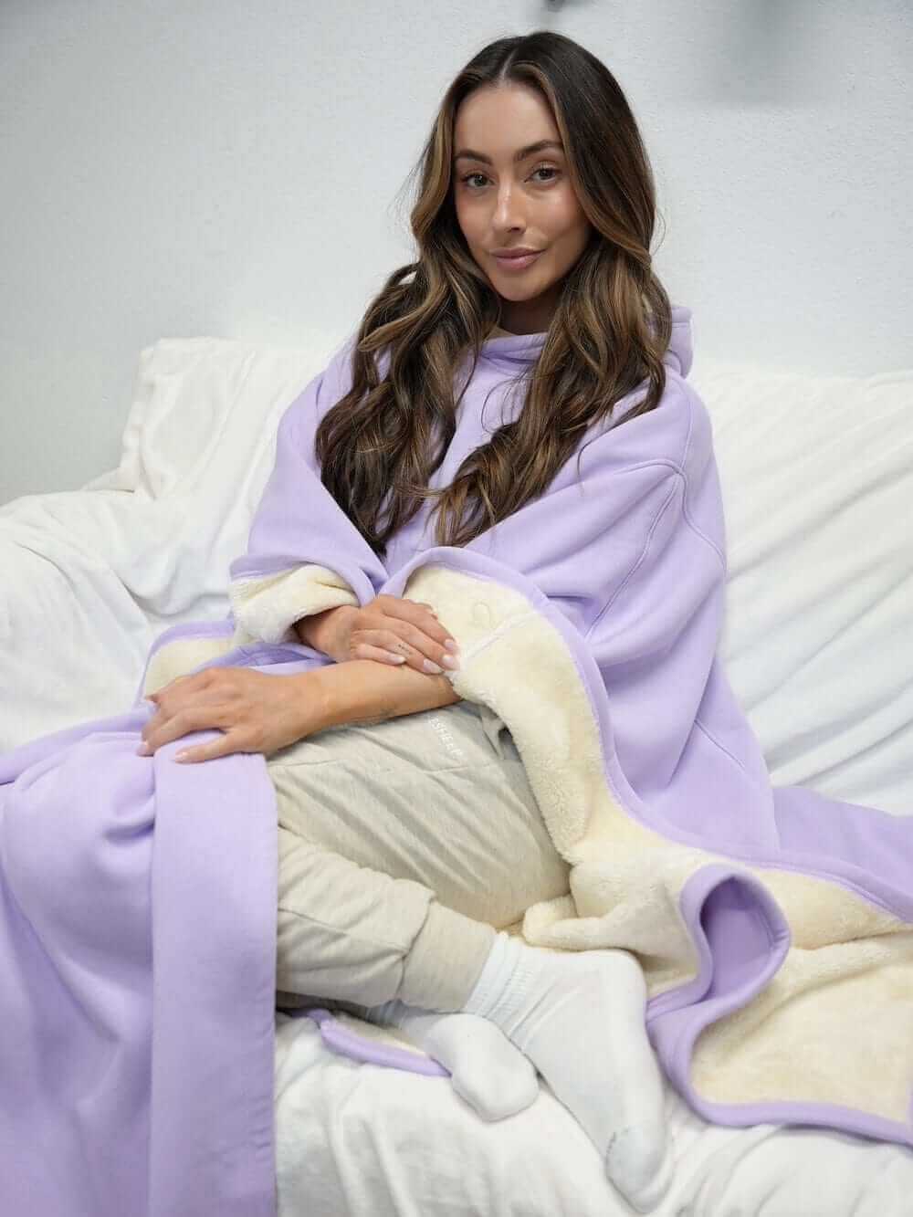 Oversized Hooded Blanket for Women