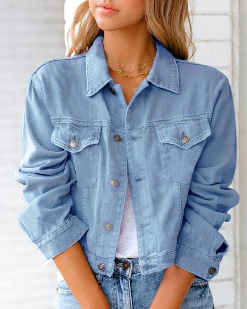 Abigail - Colourful Denim Jacket