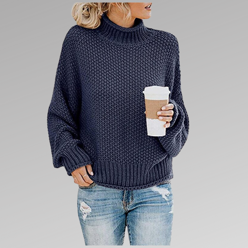 Oversized Turtleneck Sweater for Women