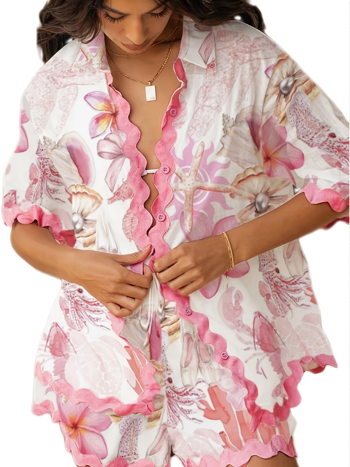 Printed Shorts Set | Women’s Summer Set | Cheerful Summer Set