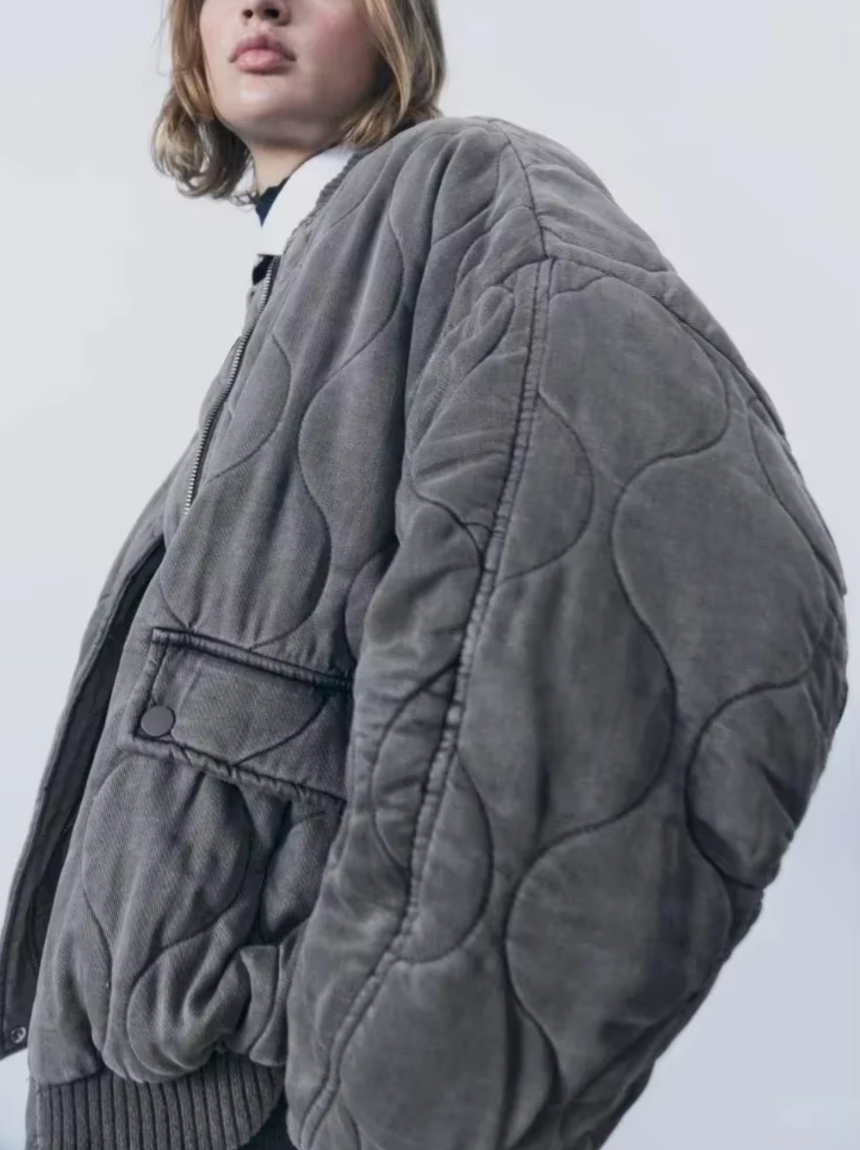 Destiny - Cotton Round Neck Jacket