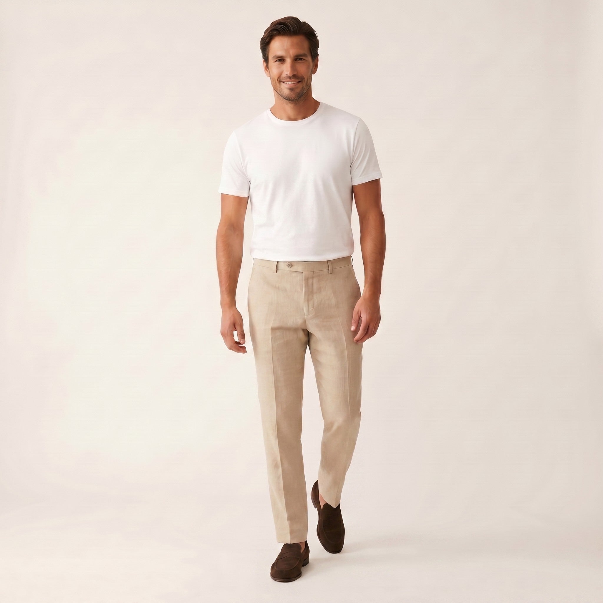 Hugo | Men's Linen Trousers - view 4