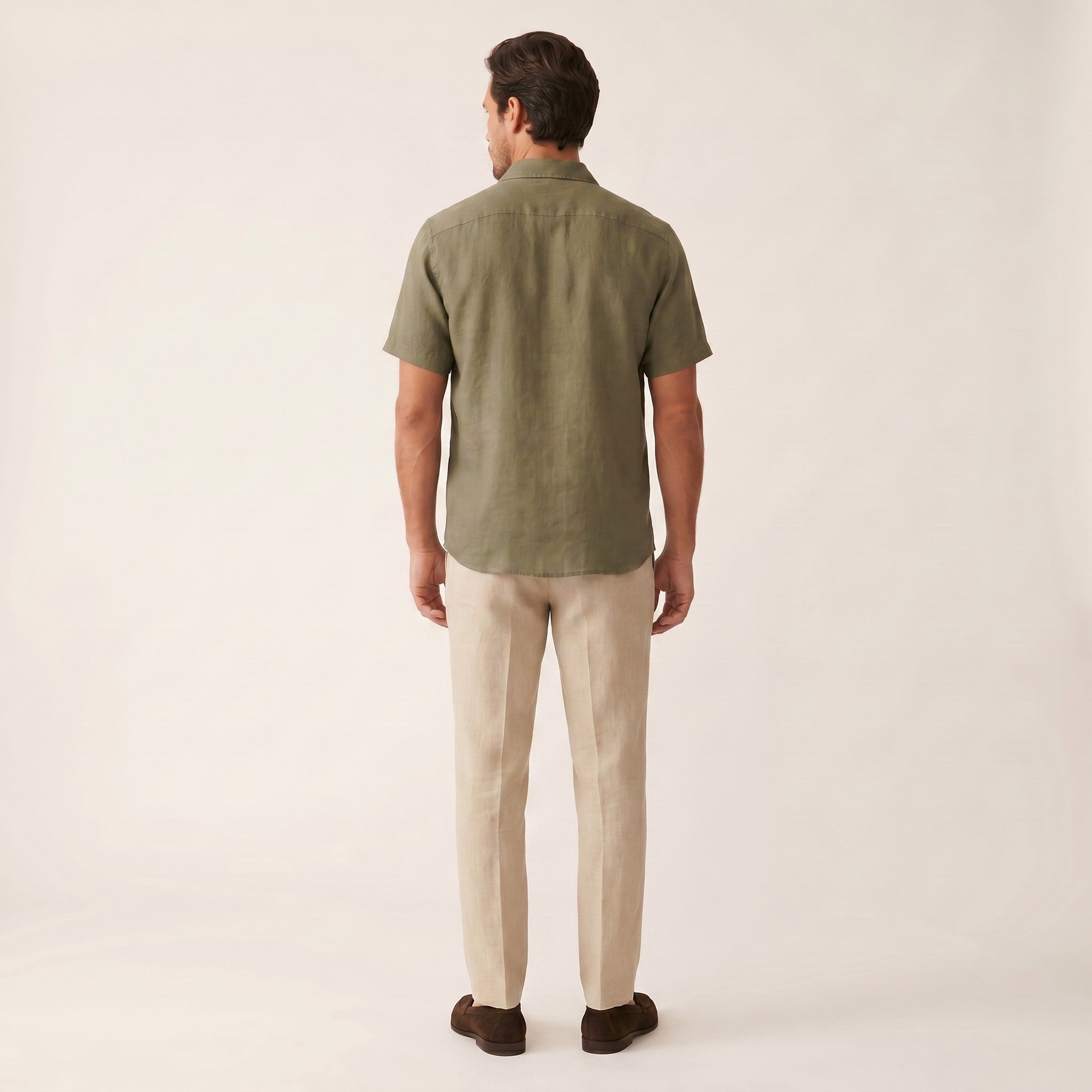 Bastien | Men's Linen Short-Sleeve Shirt - view 2