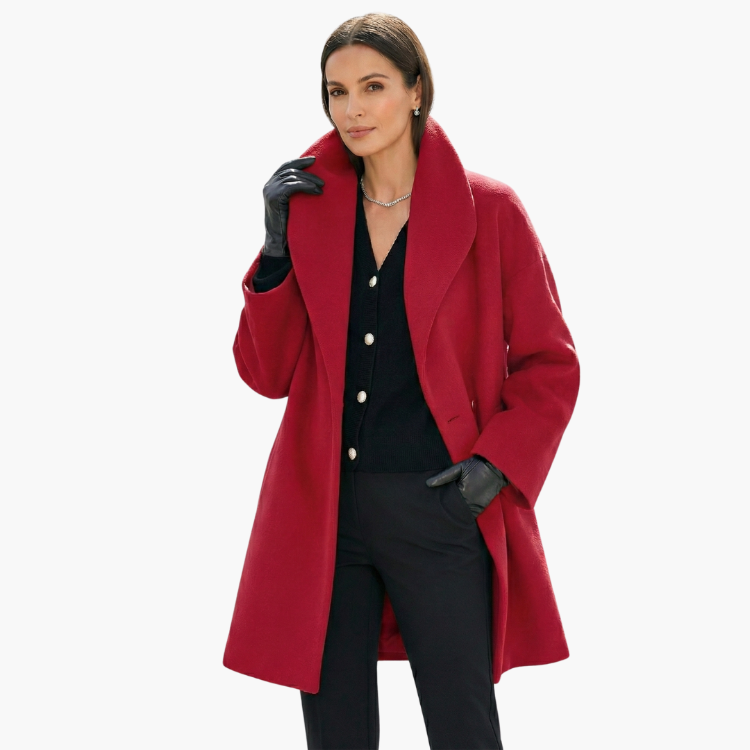 Oversized Cocoon Coat for Women