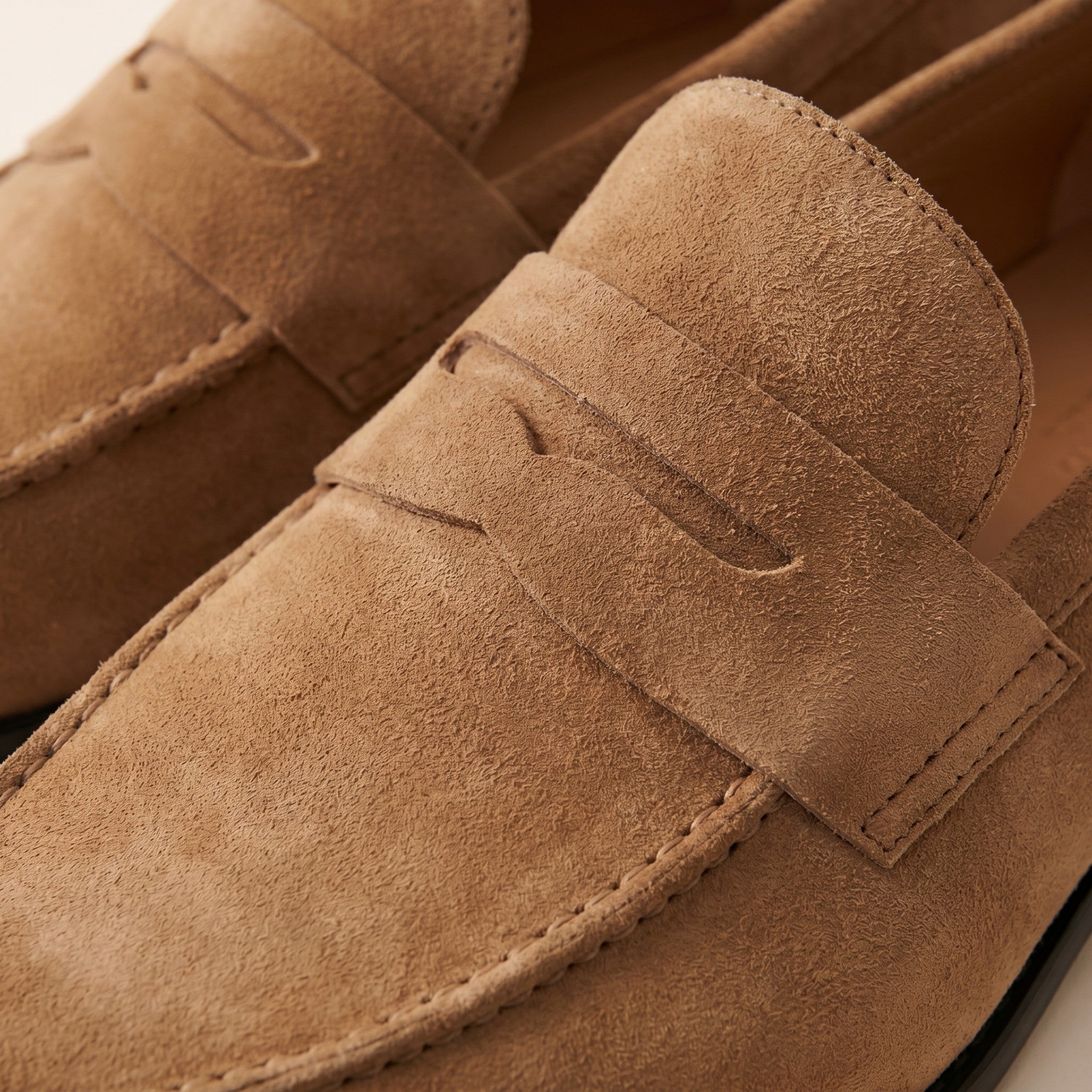 Aurelio | Men's Suede Penny Loafers - view 3