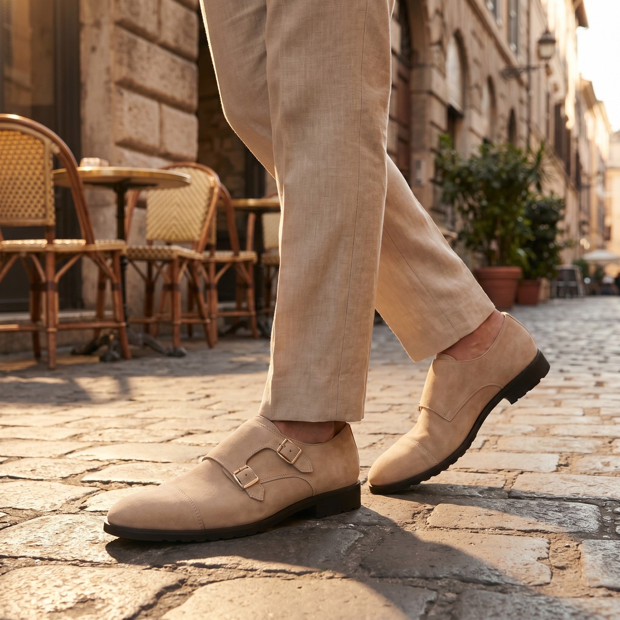 Lorenzo | Men's Suede Slip-On Loafers - view 5