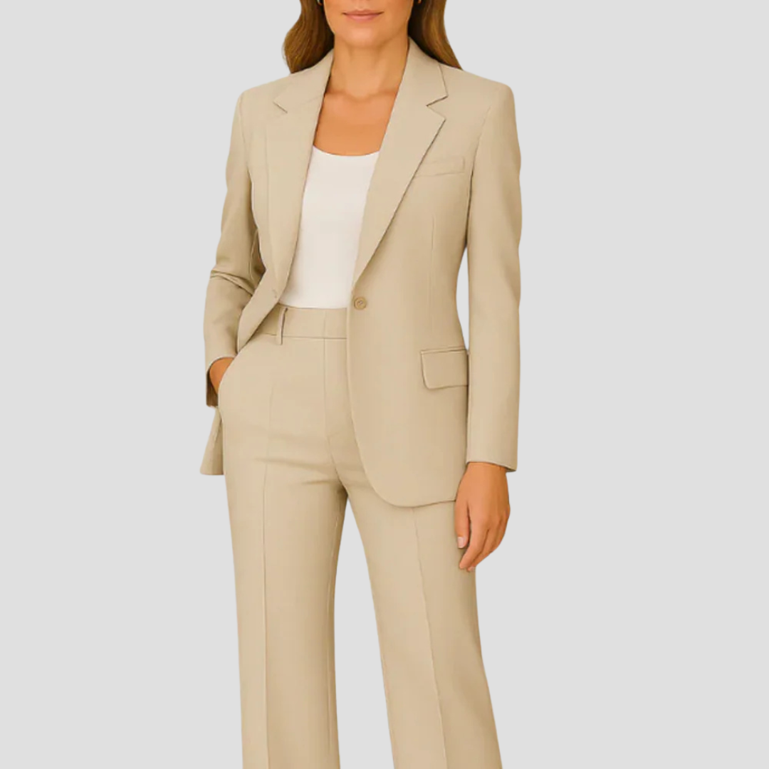 Notch Lapel Blazer for Women