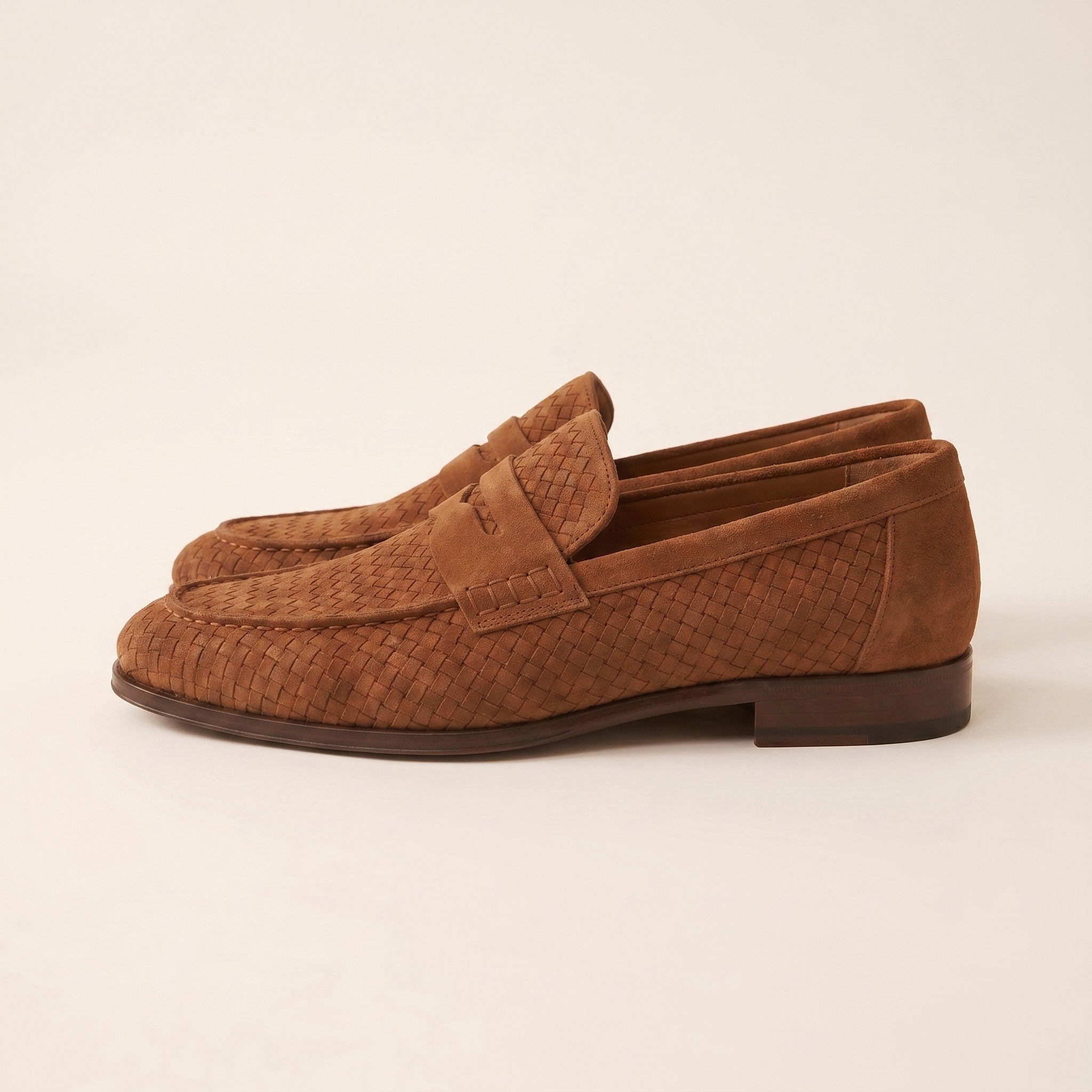 Emile | Men's Woven Leather Loafers - view 2