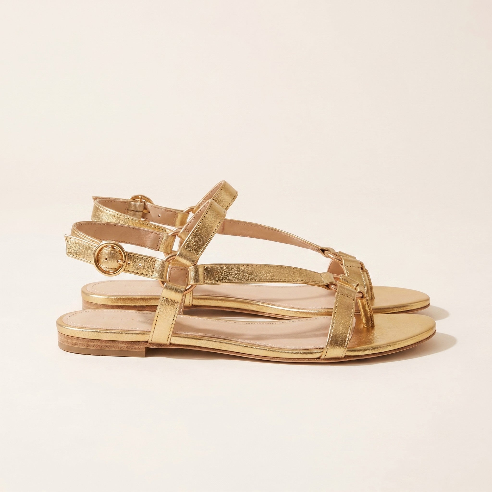 Niamh | Women's Toe-Post Leather Sandals - view 2