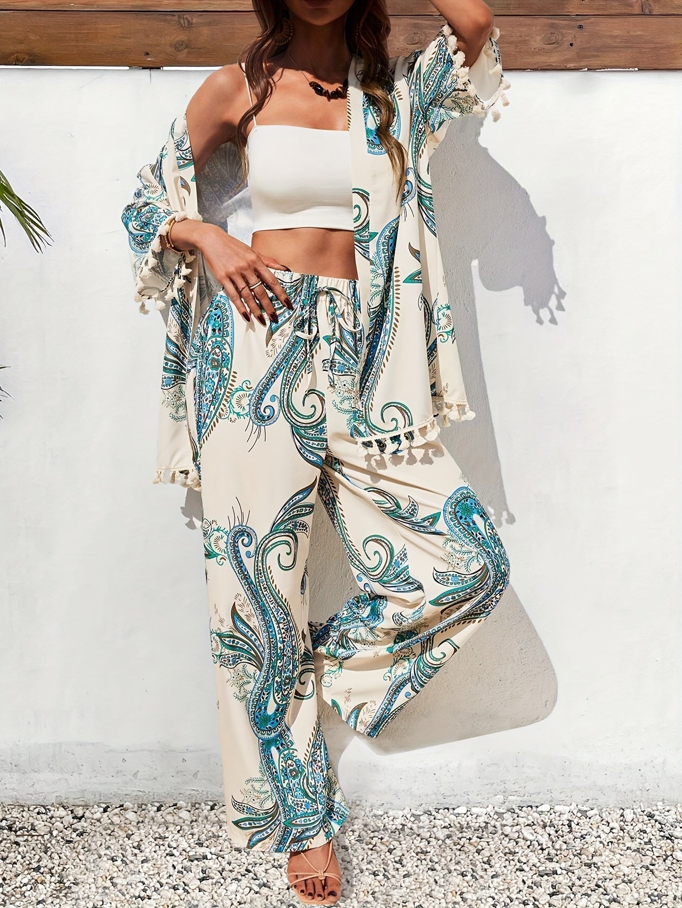 Paisley Print Co-ord Set | Women’s Summer Outfit | Bohemian Summer Set