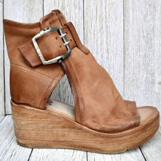 Bohemian-Inspired Wedge Sandals for Women