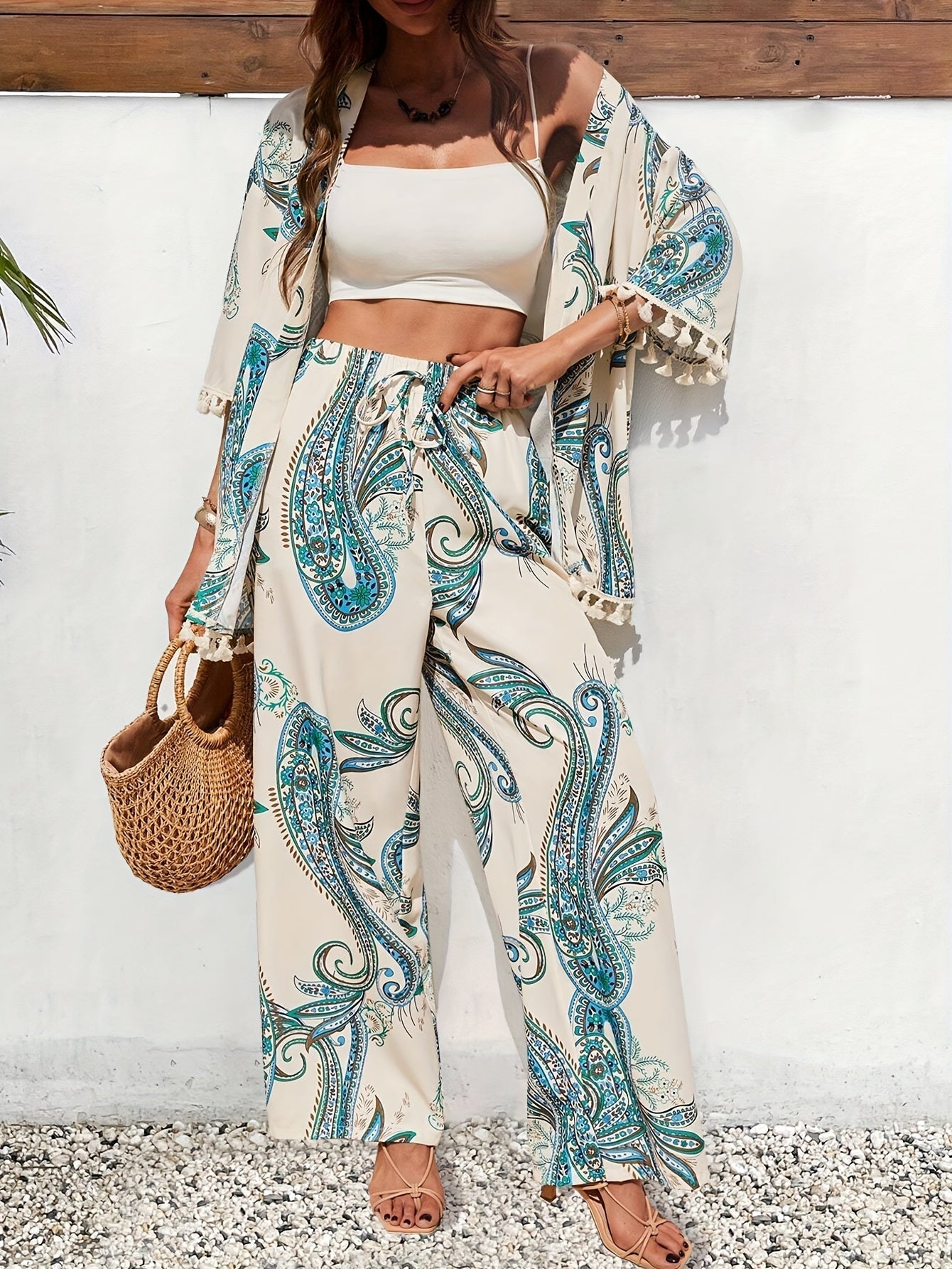 Paisley Print Co-ord Set | Women’s Summer Outfit | Bohemian Summer Set