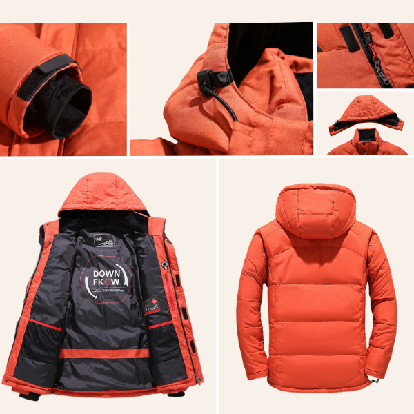 Arcticon | Men’s Extreme Winter Jacket with Hood