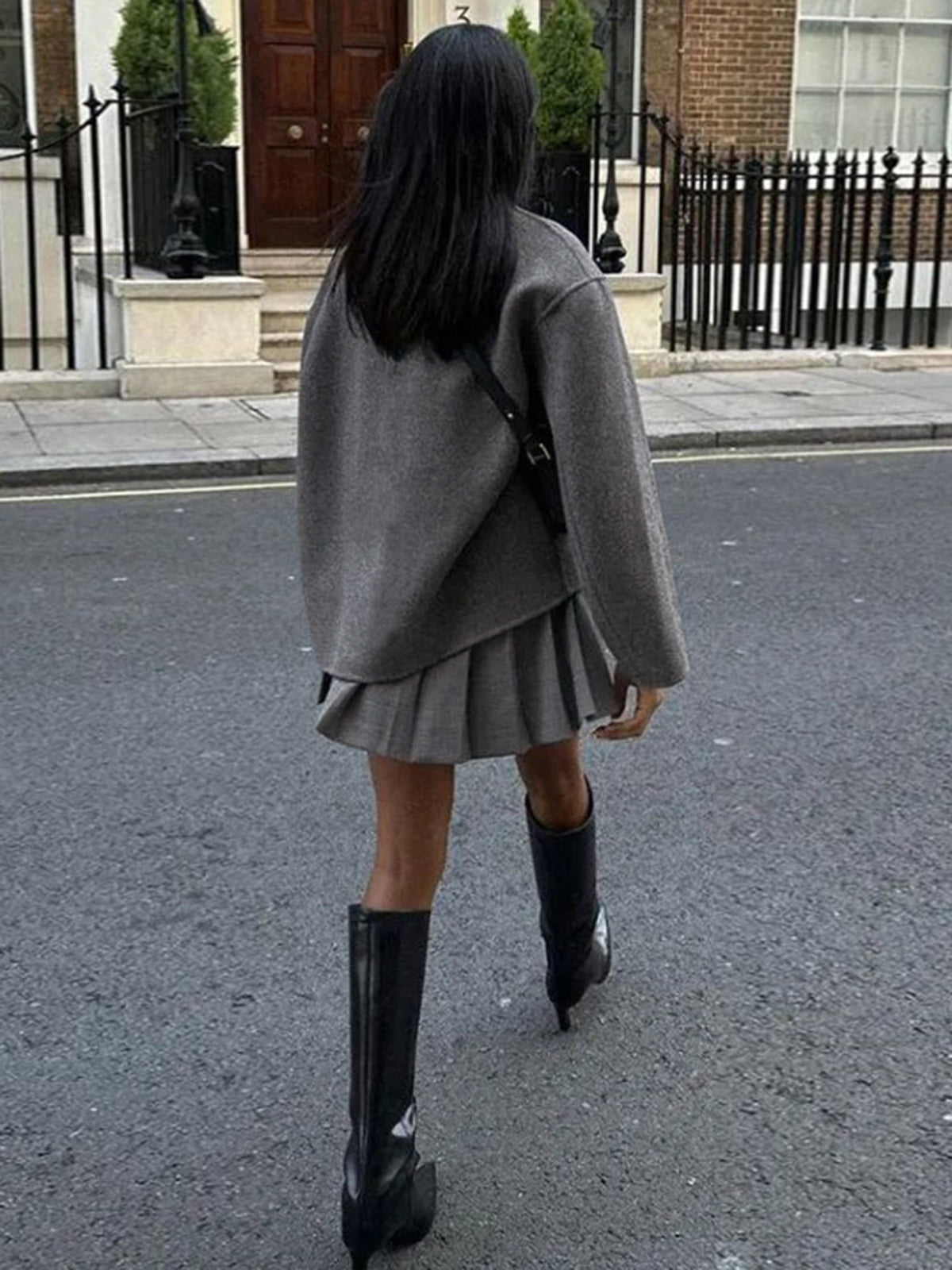 Double-Breasted Short Jacket for Women