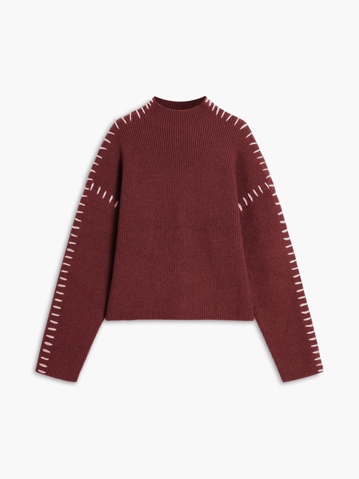 Oversized Women’s Knitted Turtleneck Sweater – Warm Solid-Color Basic Design