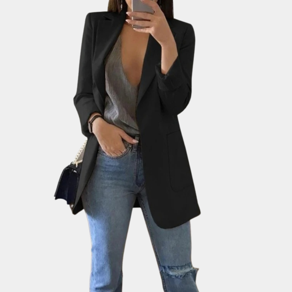 Casual Women's Blazer with Relaxed Fit
