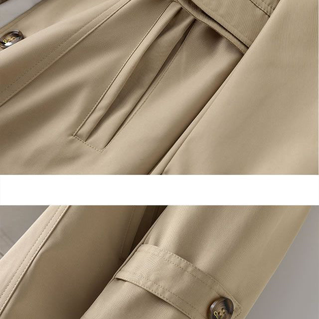 Classic Lightweight Trench Coat – Elegant, Tailored & Timeless