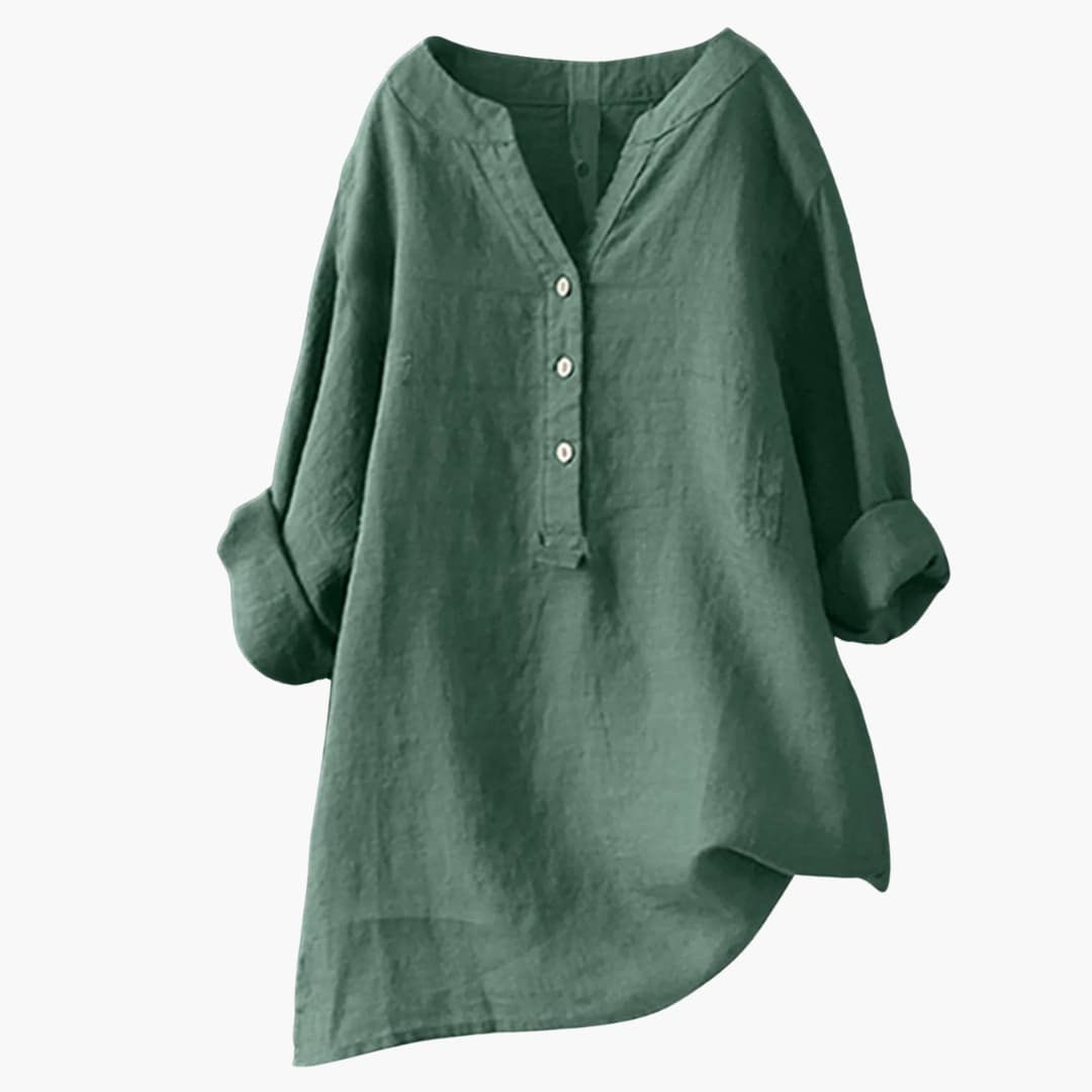 Long Sleeve Button-Down Shirt for Women