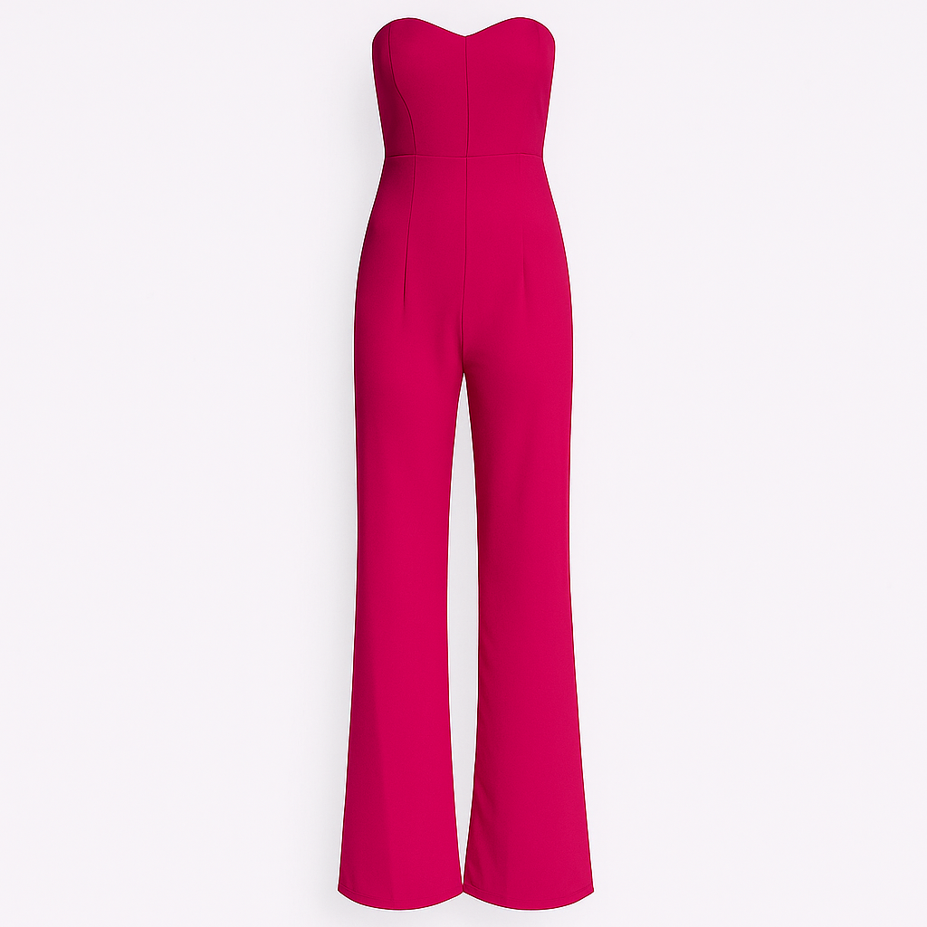 Charlie | Elegant Strapless Jumpsuit | Ladies Set