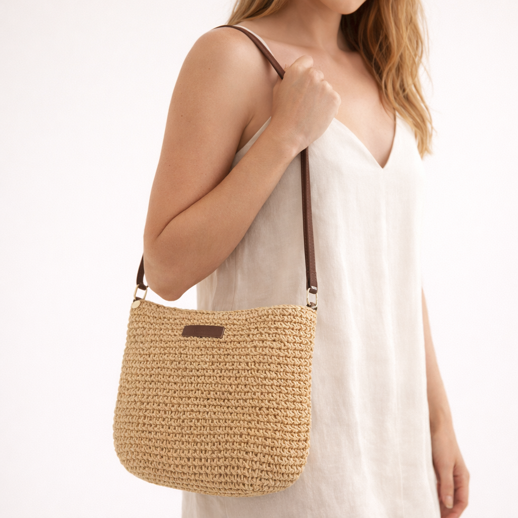 Maréa | Beach Bag | Straw Crossbody for Summer
