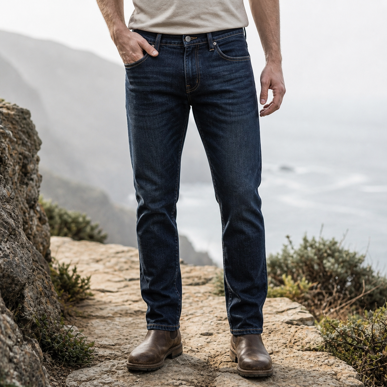 Brixton | Men's Straight Leg Stretch Jeans