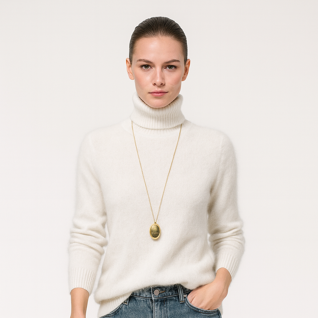 Long Sleeve Turtleneck Sweater for Women