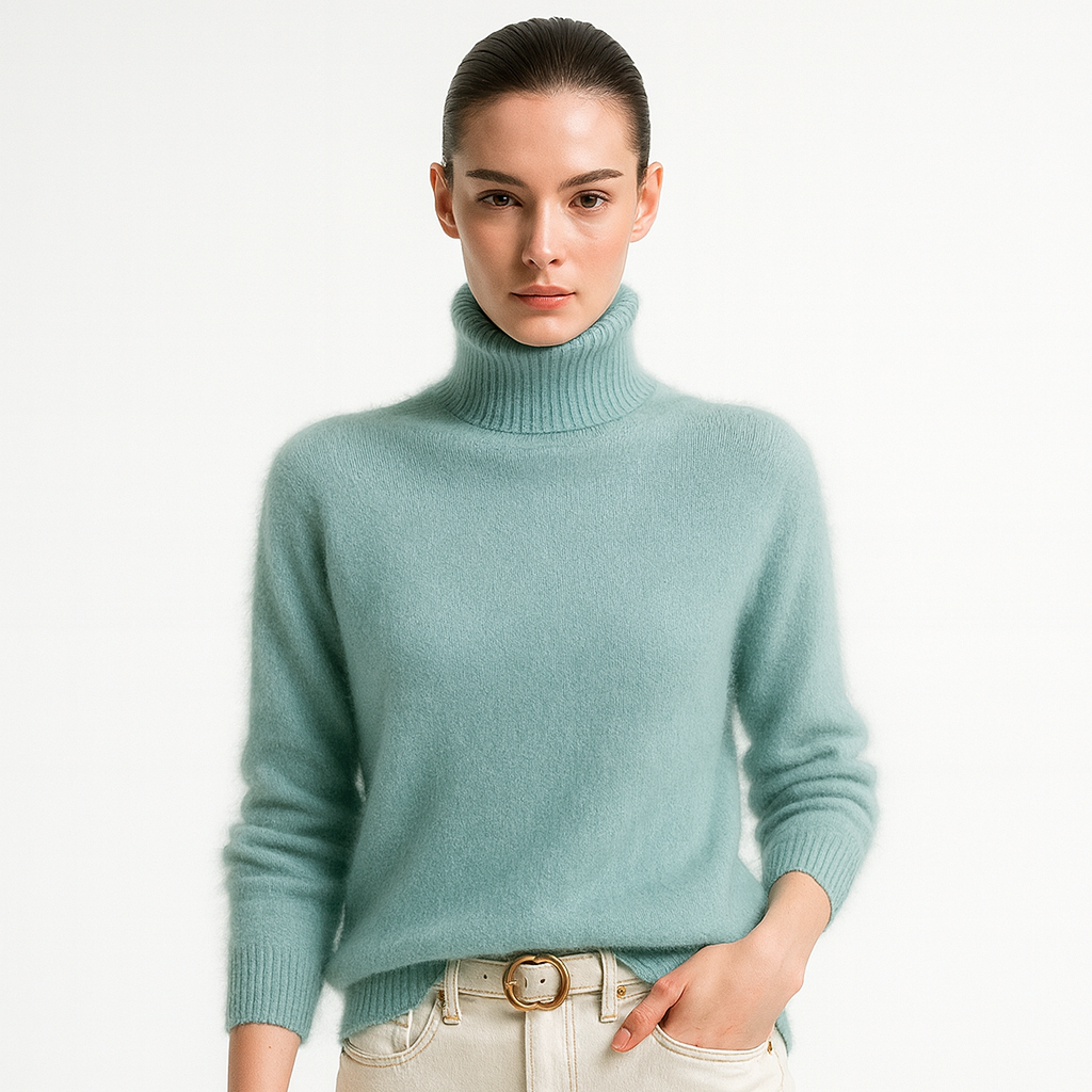 Long Sleeve Turtleneck Sweater for Women