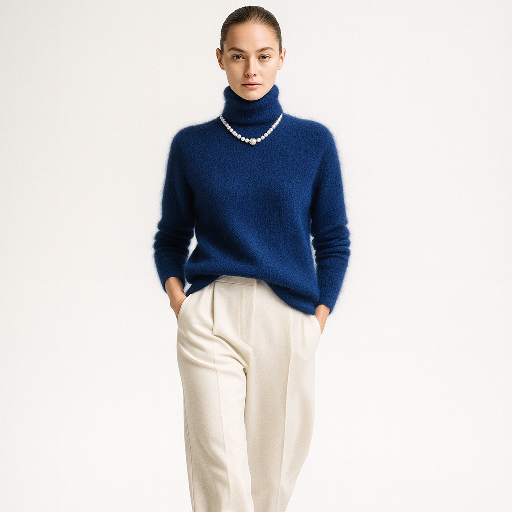 Long Sleeve Turtleneck Sweater for Women