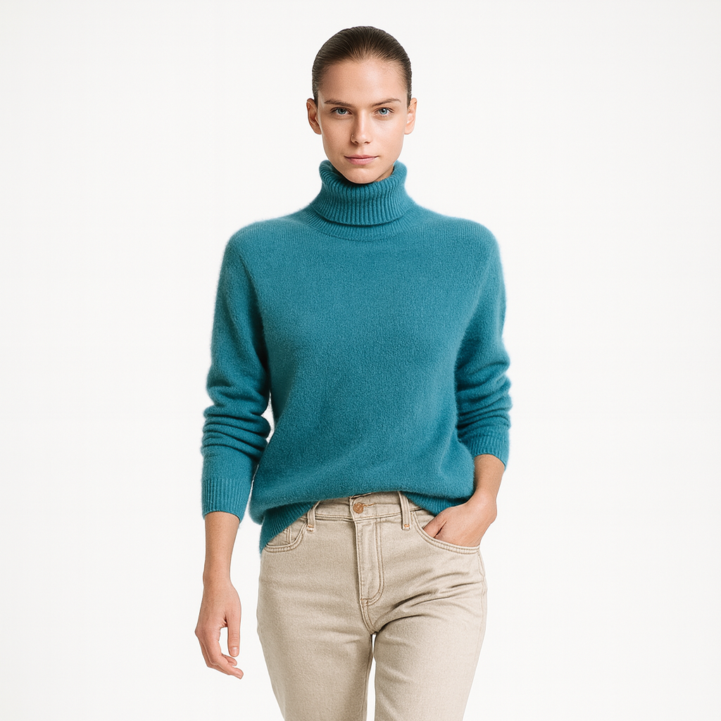 Long Sleeve Turtleneck Sweater for Women
