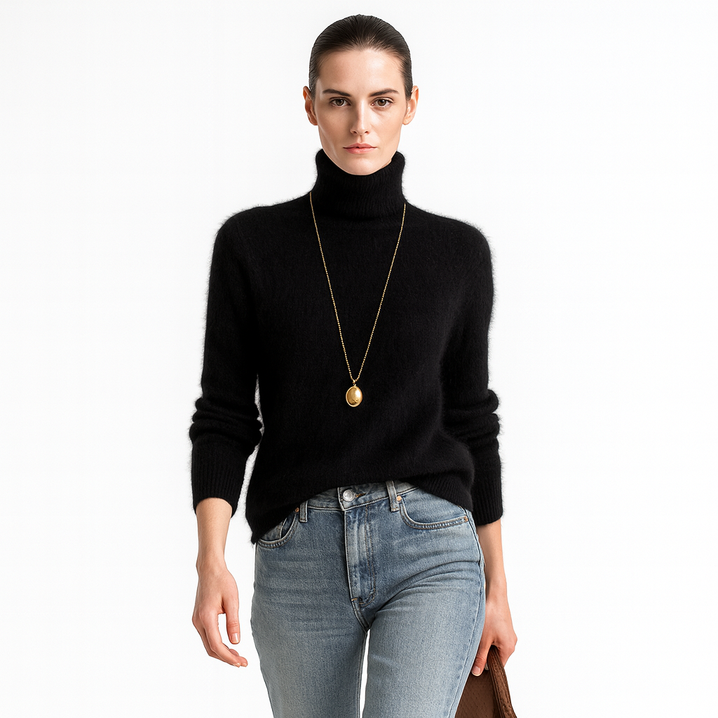 Long Sleeve Turtleneck Sweater for Women
