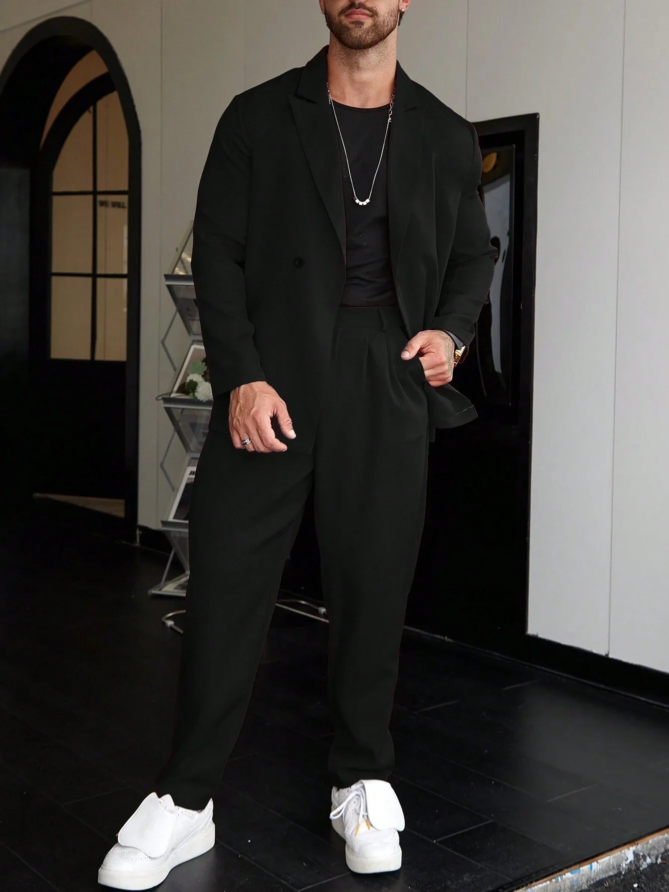 Nivaro | Men’s Solid Color Suit