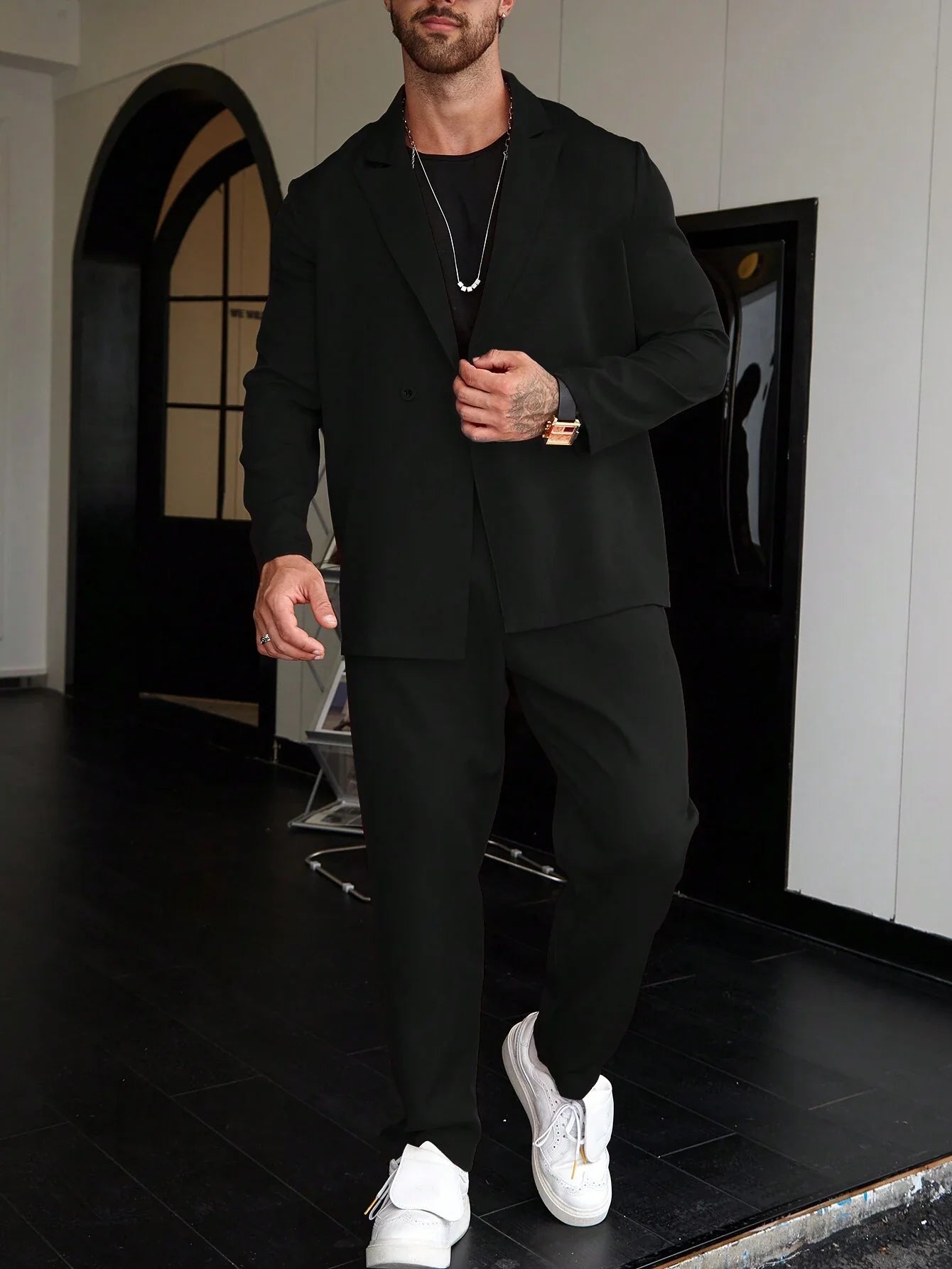 Nivaro | Men’s Solid Color Suit