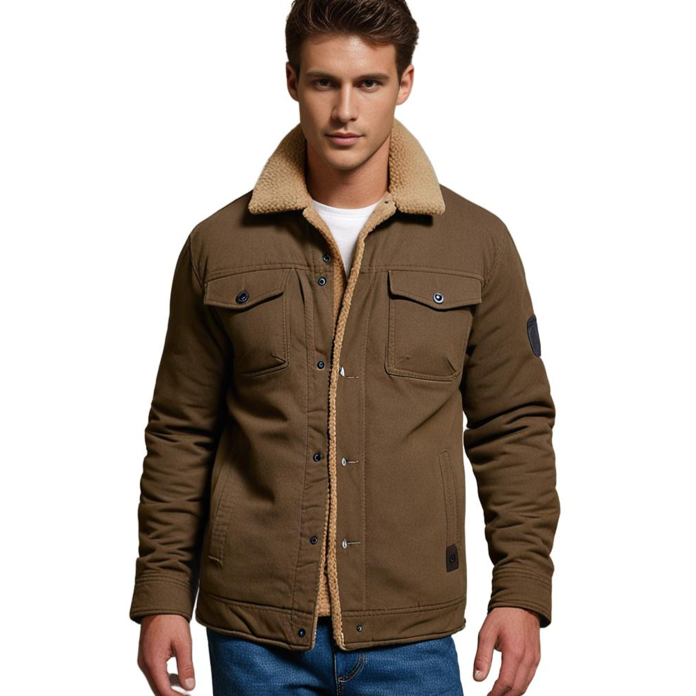 Cristoff | Men’s Sherpa-Lined Winter Jacket