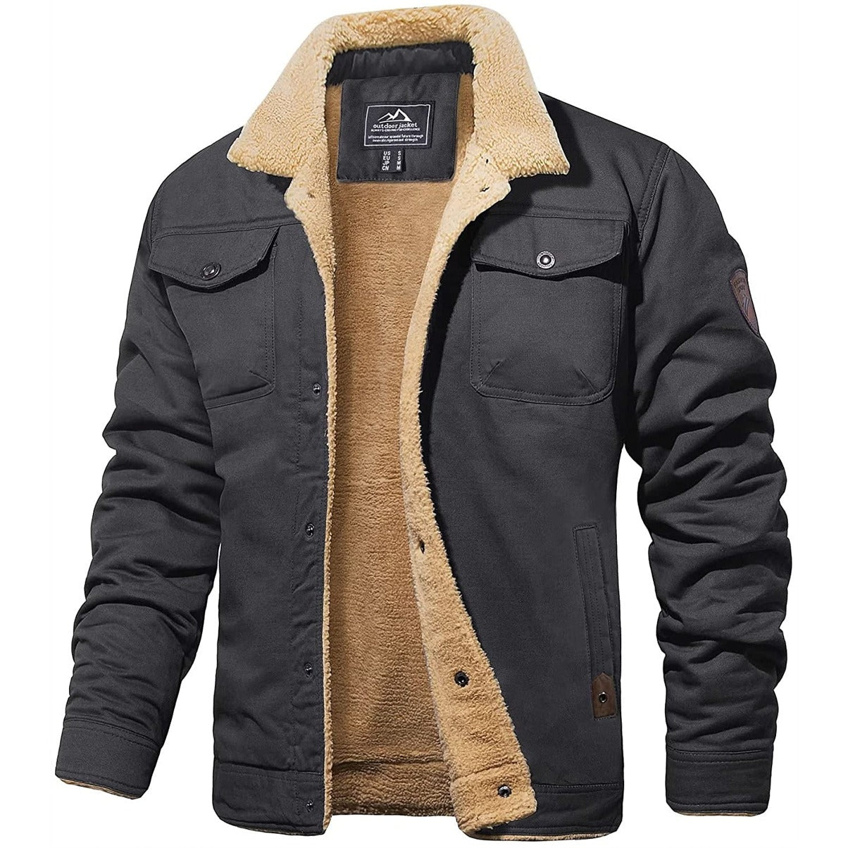 Cristoff | Men’s Sherpa-Lined Winter Jacket