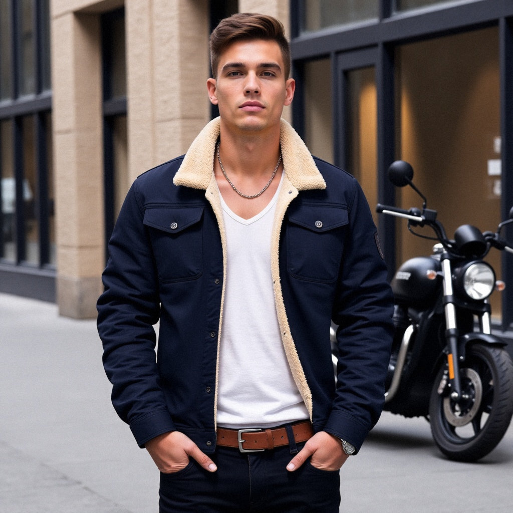 Cristoff | Men’s Sherpa-Lined Winter Jacket