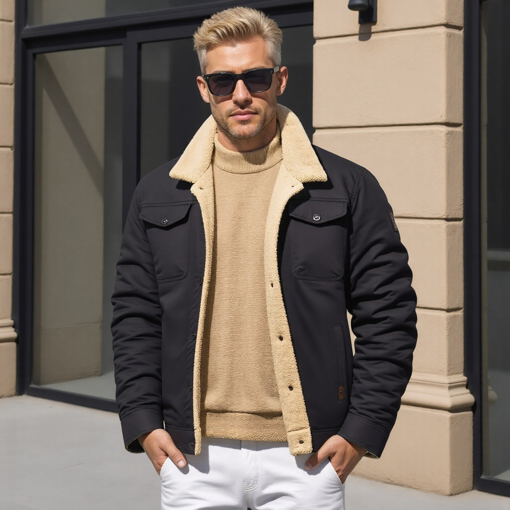 Cristoff | Men’s Sherpa-Lined Winter Jacket