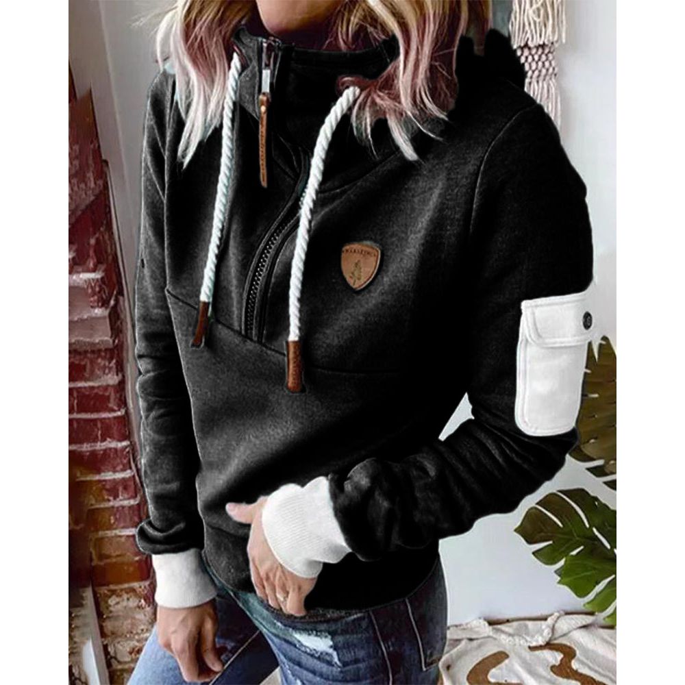 Cyra | Women’s Fleece-Lined Half-Zip Hoodie