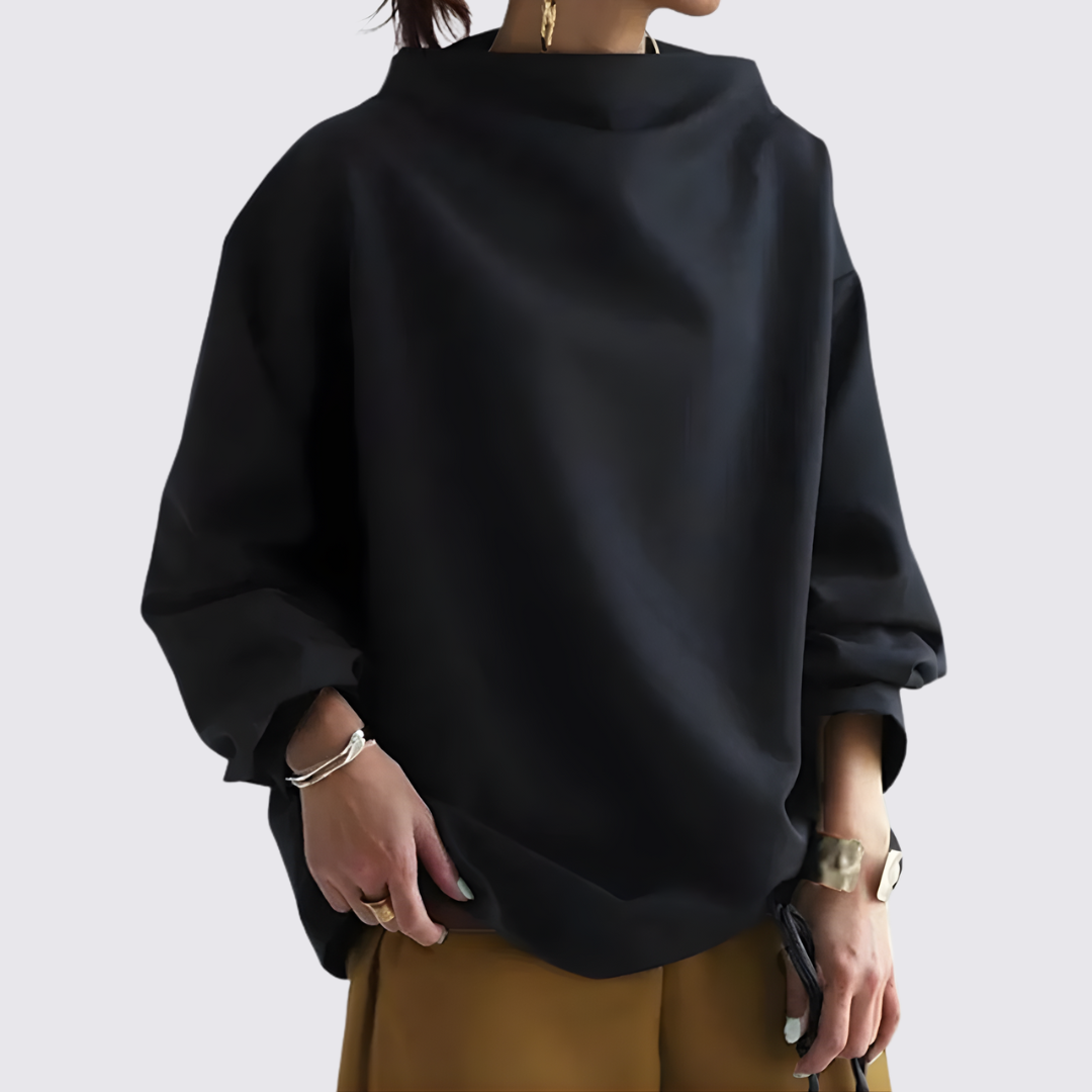 Long Sleeve Oversized Blouse for Women