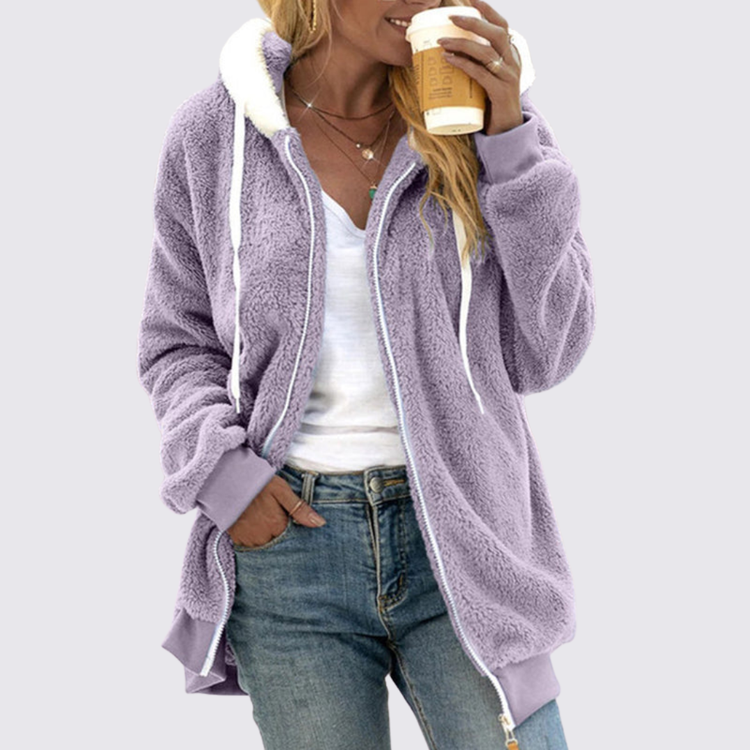 Hooded Zip-Up Jacket for Women