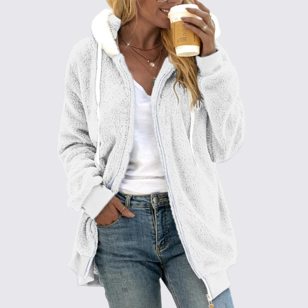 Hooded Zip-Up Jacket for Women