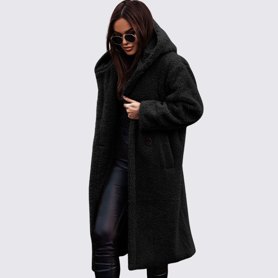 Hooded Teddy Coat for Women
