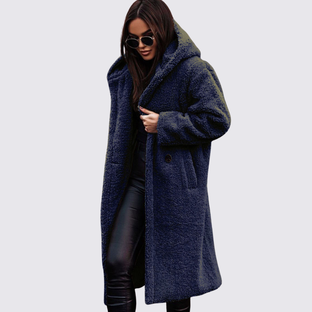 Hooded Teddy Coat for Women