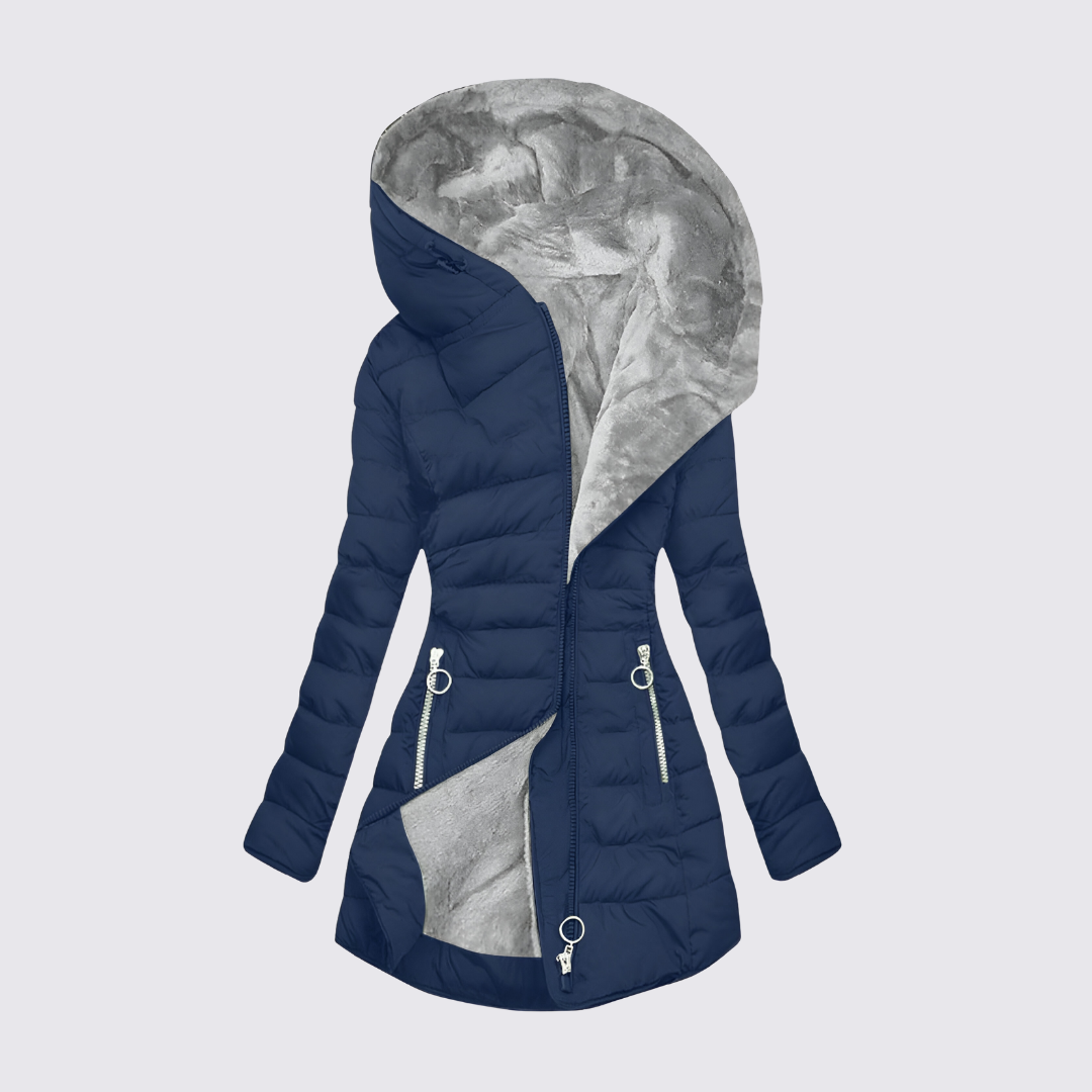 Hooded Puffer Jacket for Women