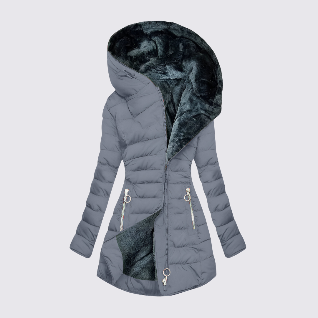 Hooded Puffer Jacket for Women