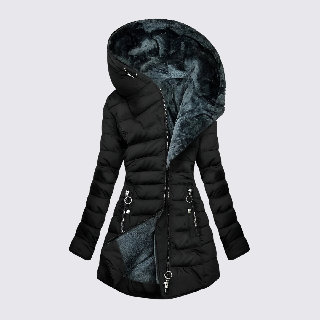 Hooded Puffer Jacket for Women