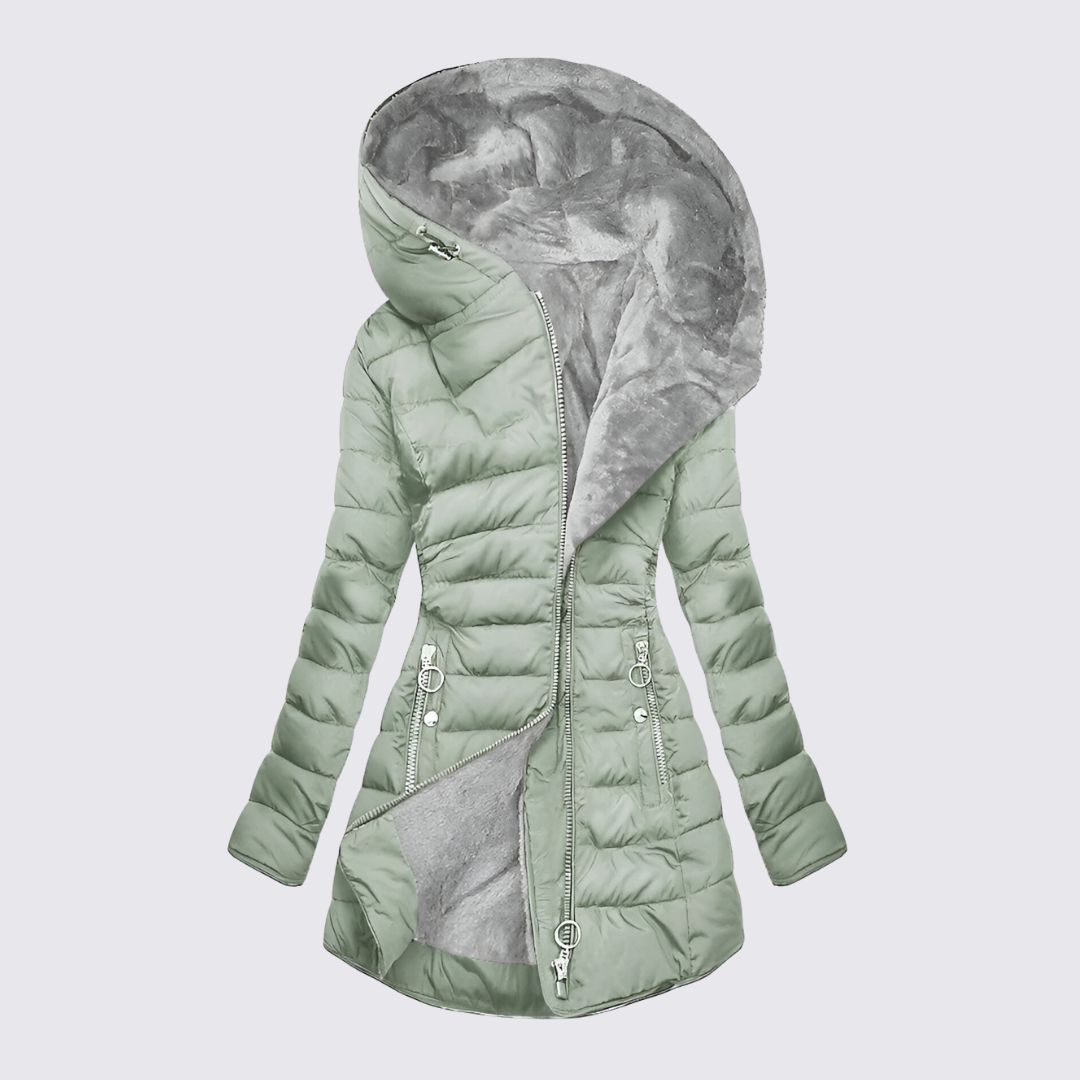 Hooded Puffer Jacket for Women